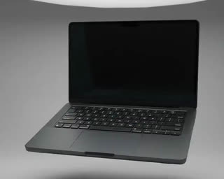 Kapağı açık MacBook